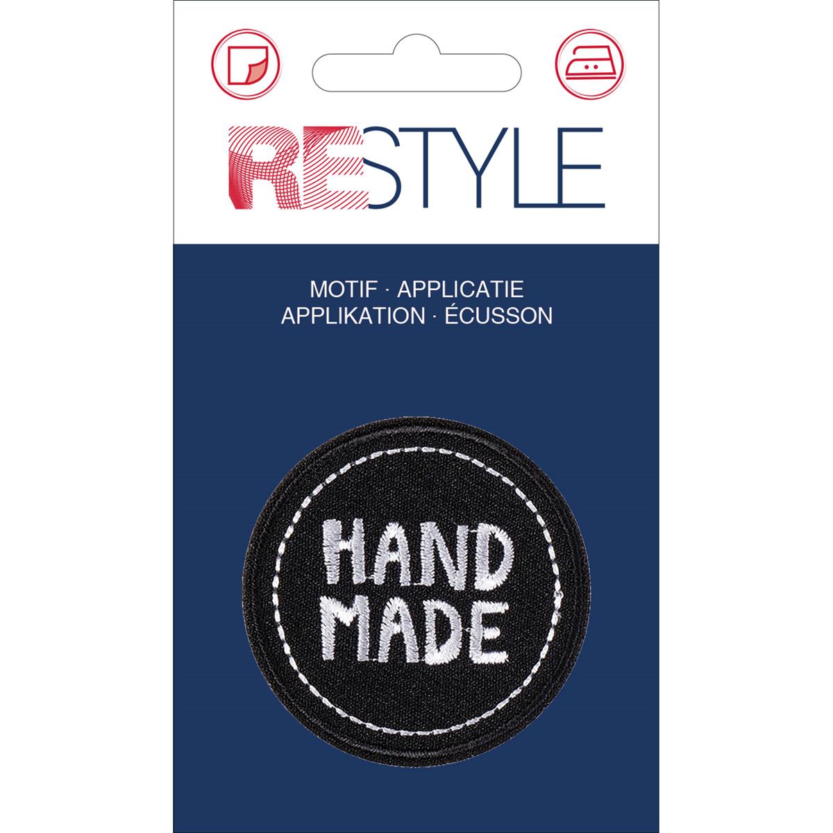 Restyle 013.10314 Applicatie Handmade black rond 49 mm