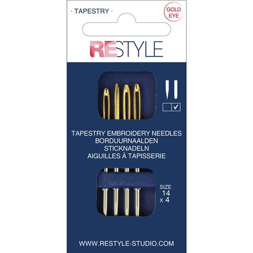 ReStyle Borduurnaalden met ronde punt 14 (4 stuks)