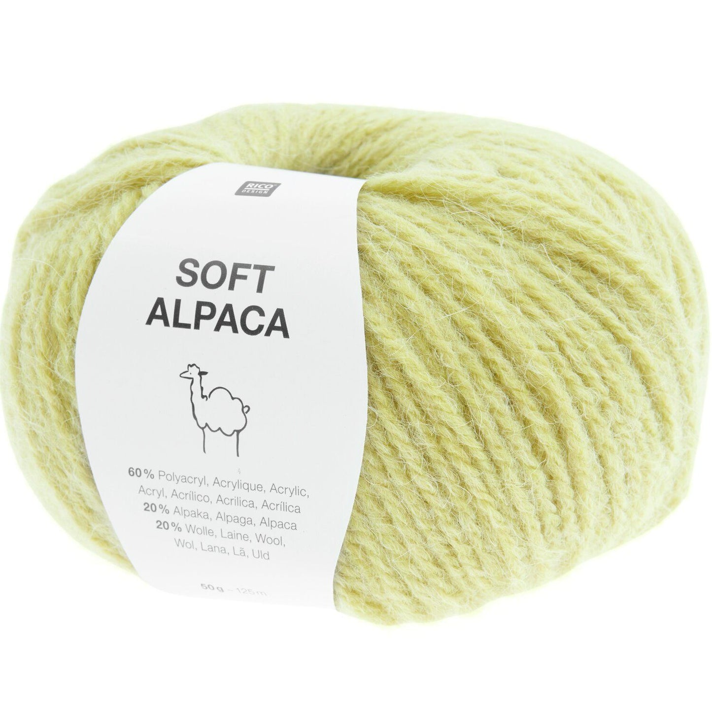 Rico Design Soft Alpaca Scarlet Lime (016)