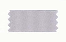 Satin Luxe Double Face Silver 030 - 16 mm