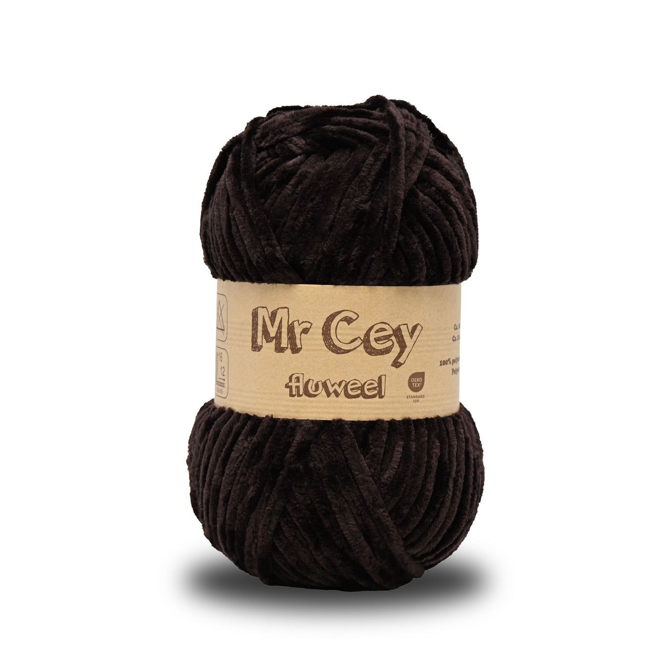 Mr. Cey Fluweel (Chenille) Dark Chocolate (037)
