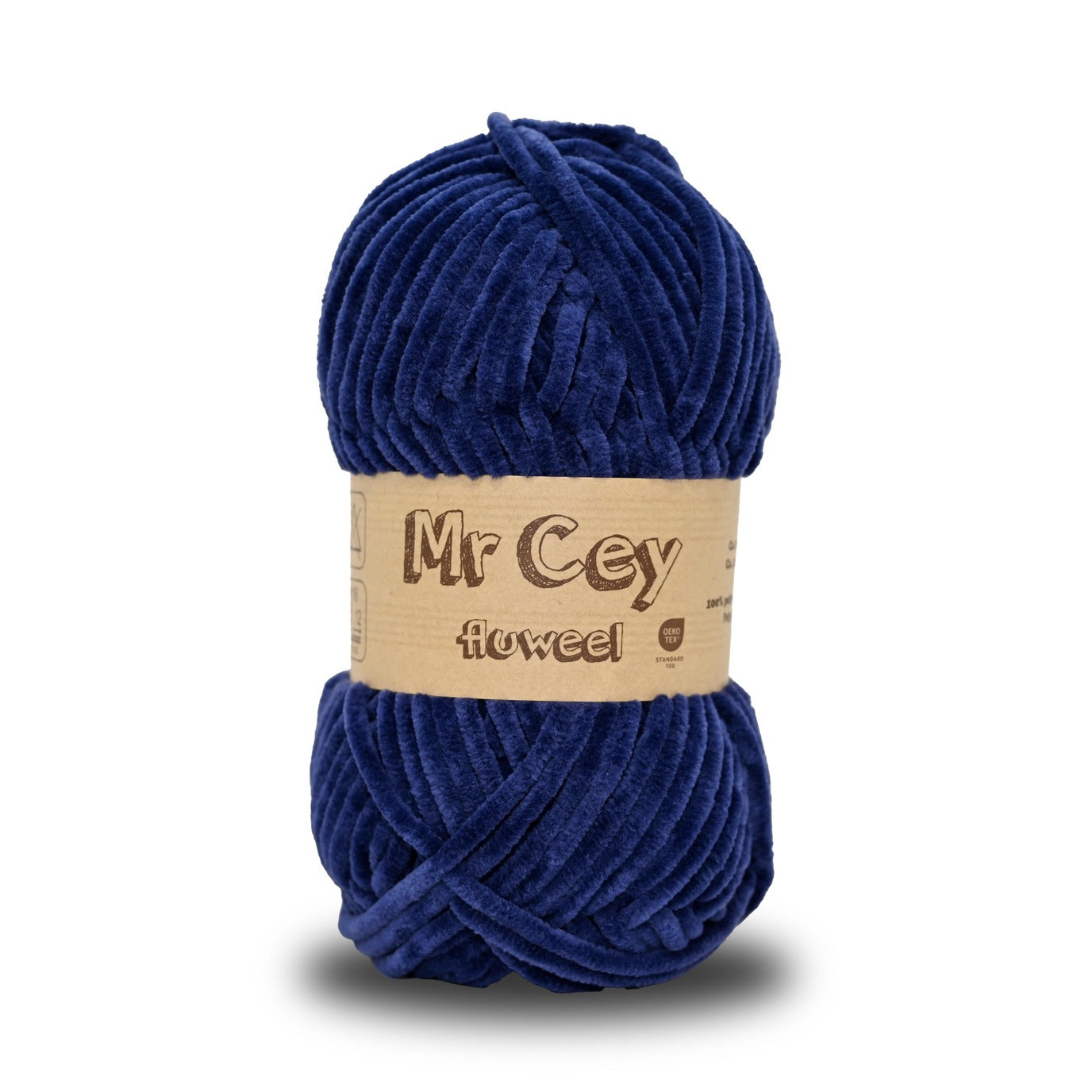 Mr. Cey Fluweel (Chenille) Navy (047)