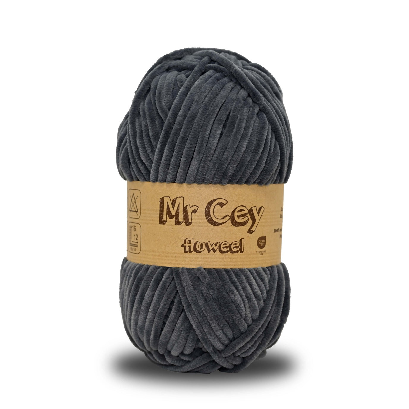 Mr. Cey Fluweel (Chenille) Charcoal (070)