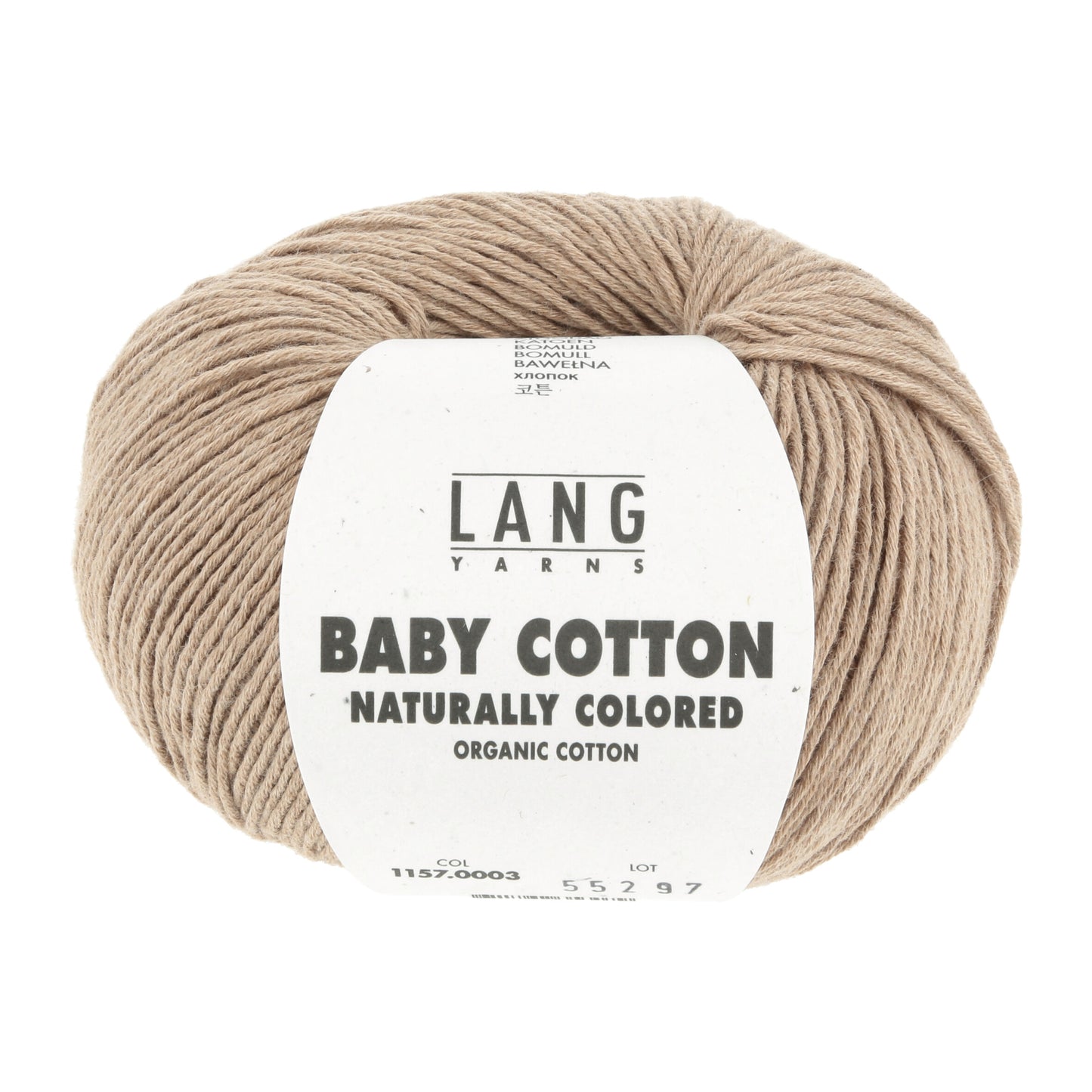 Lang Yarns Baby Cotton Naturally Colored Lever (0003)
