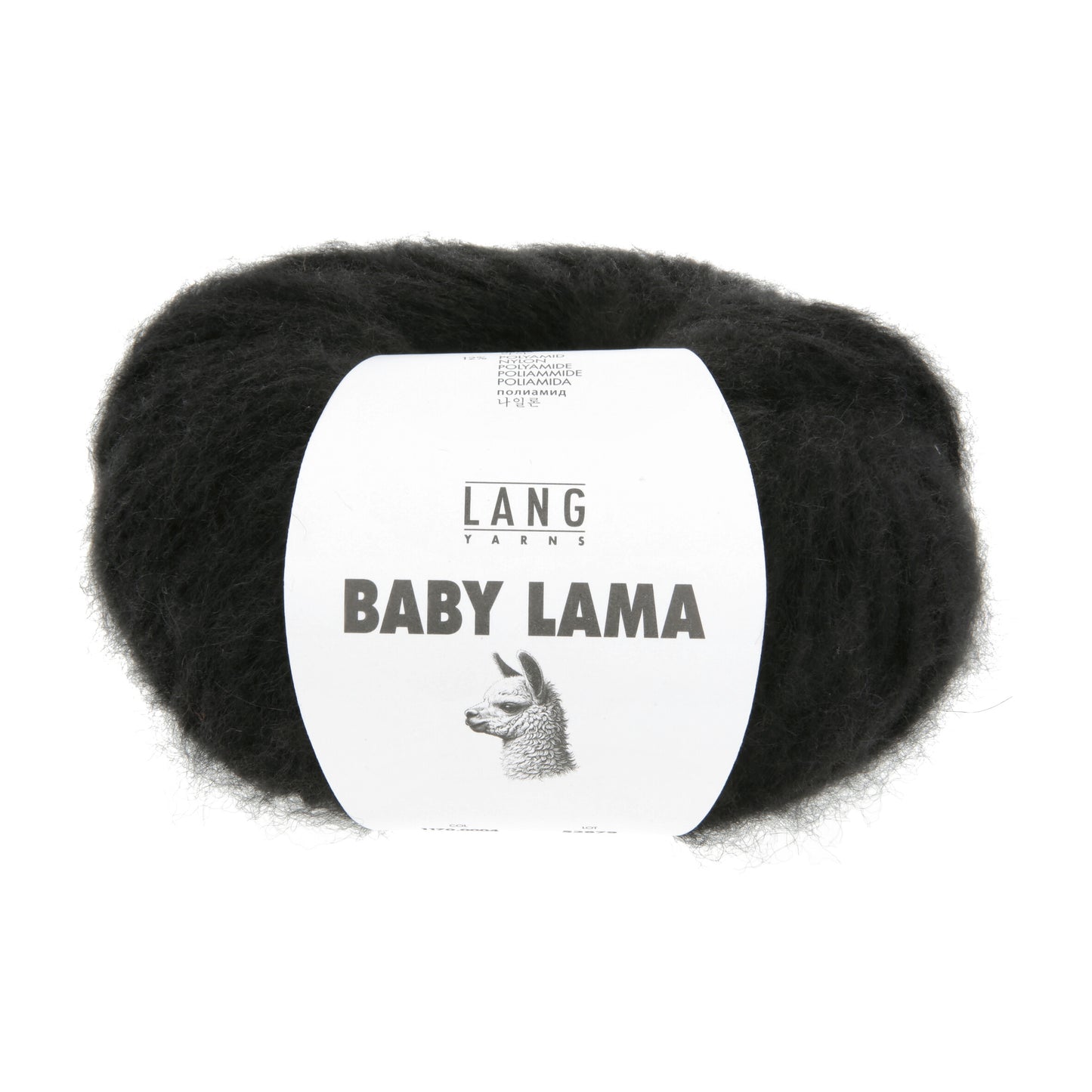 Lang Yarns Baby Lama Black (0004)