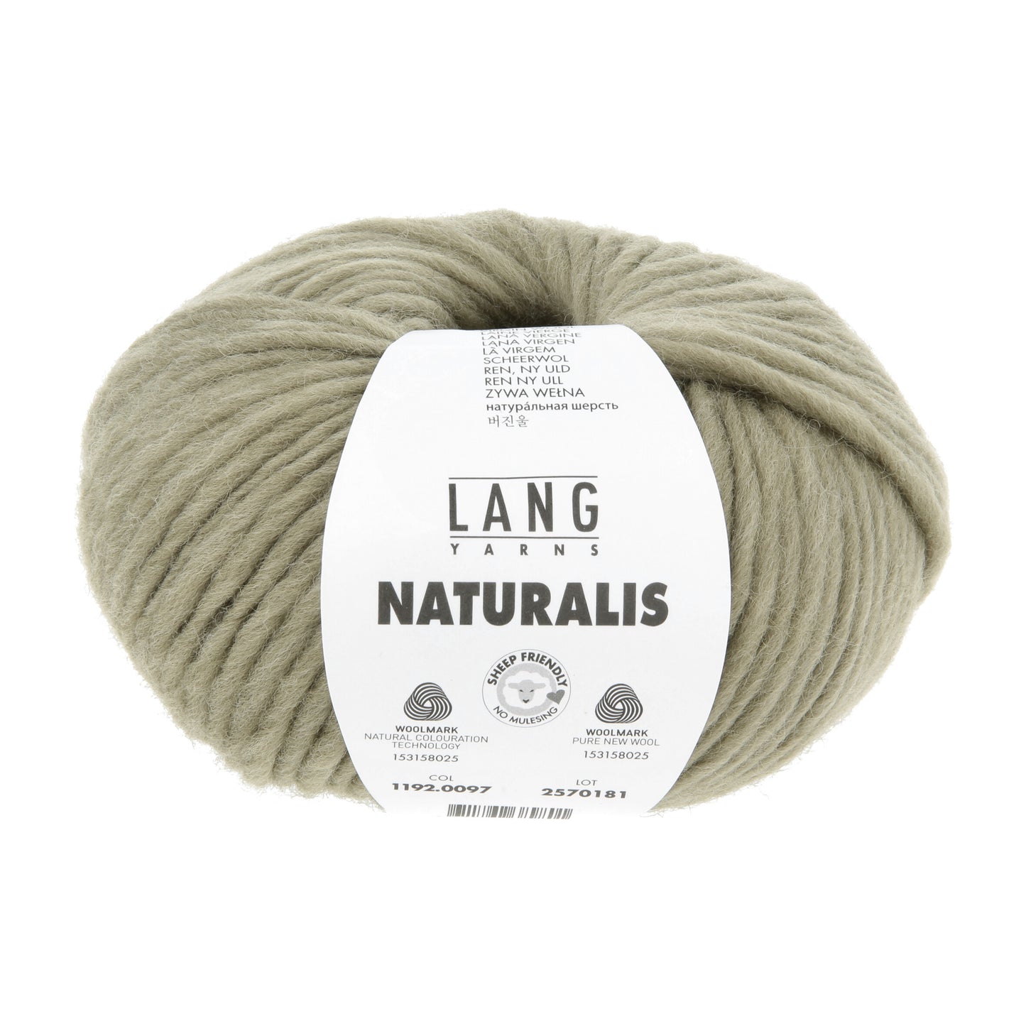 Lang Yarns Naturalis Olive (0097)