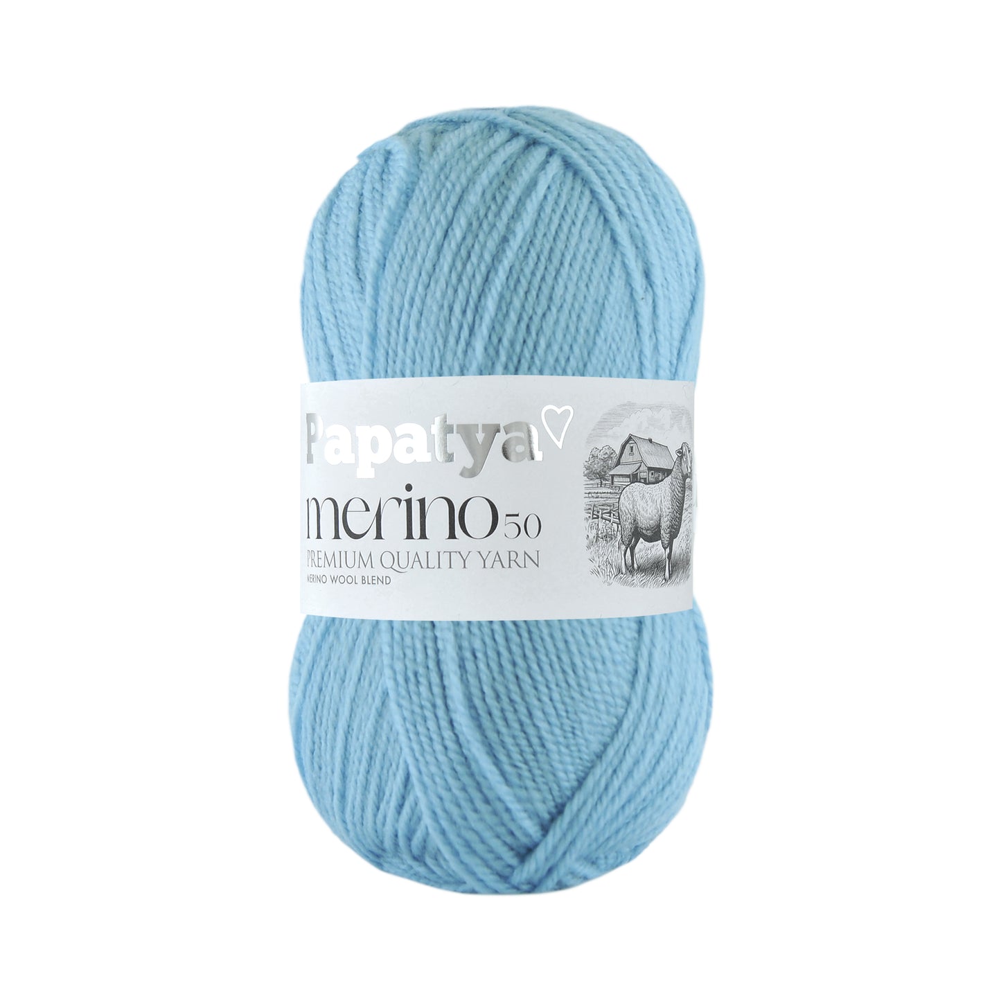 Papatya Merino 50 Baby Blue (5140)
