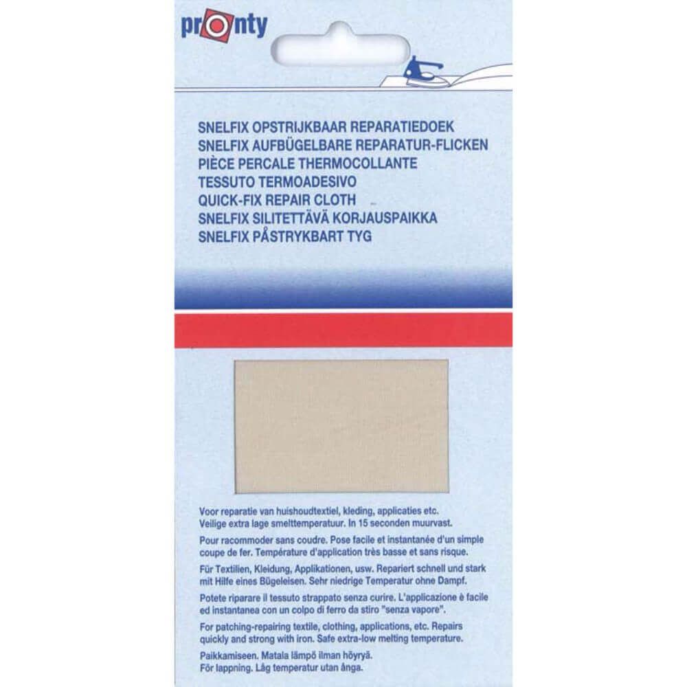 Pronty Reparatiedoek Snelfix opstrijkbaar 030 beige