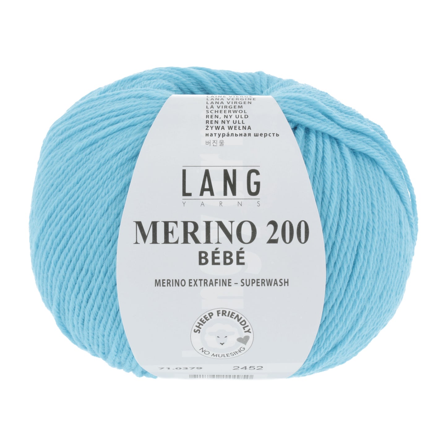 Lang Yarns Merino 200 Bebe Turquoise (0379)