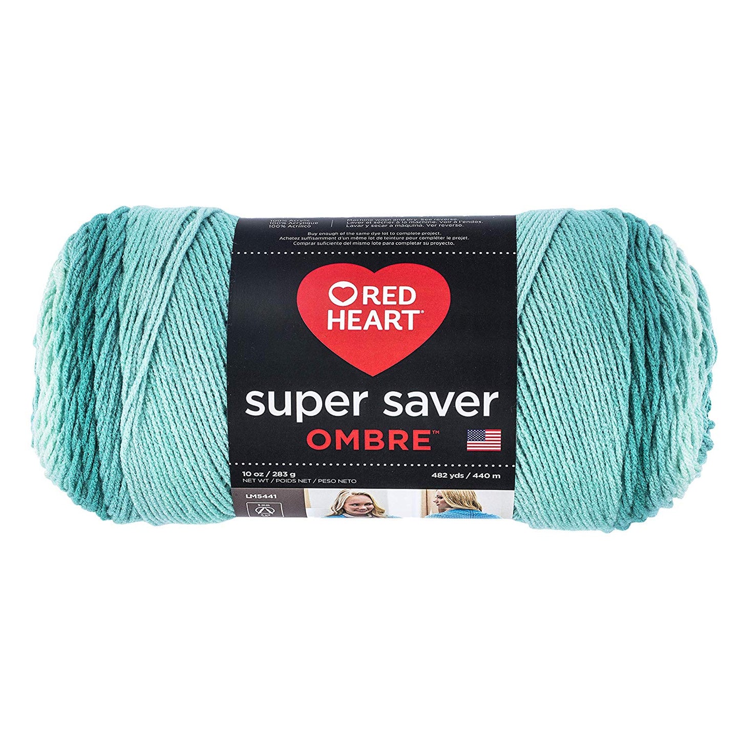 Red Heart Super Saver Ombre Yarn Spearmint