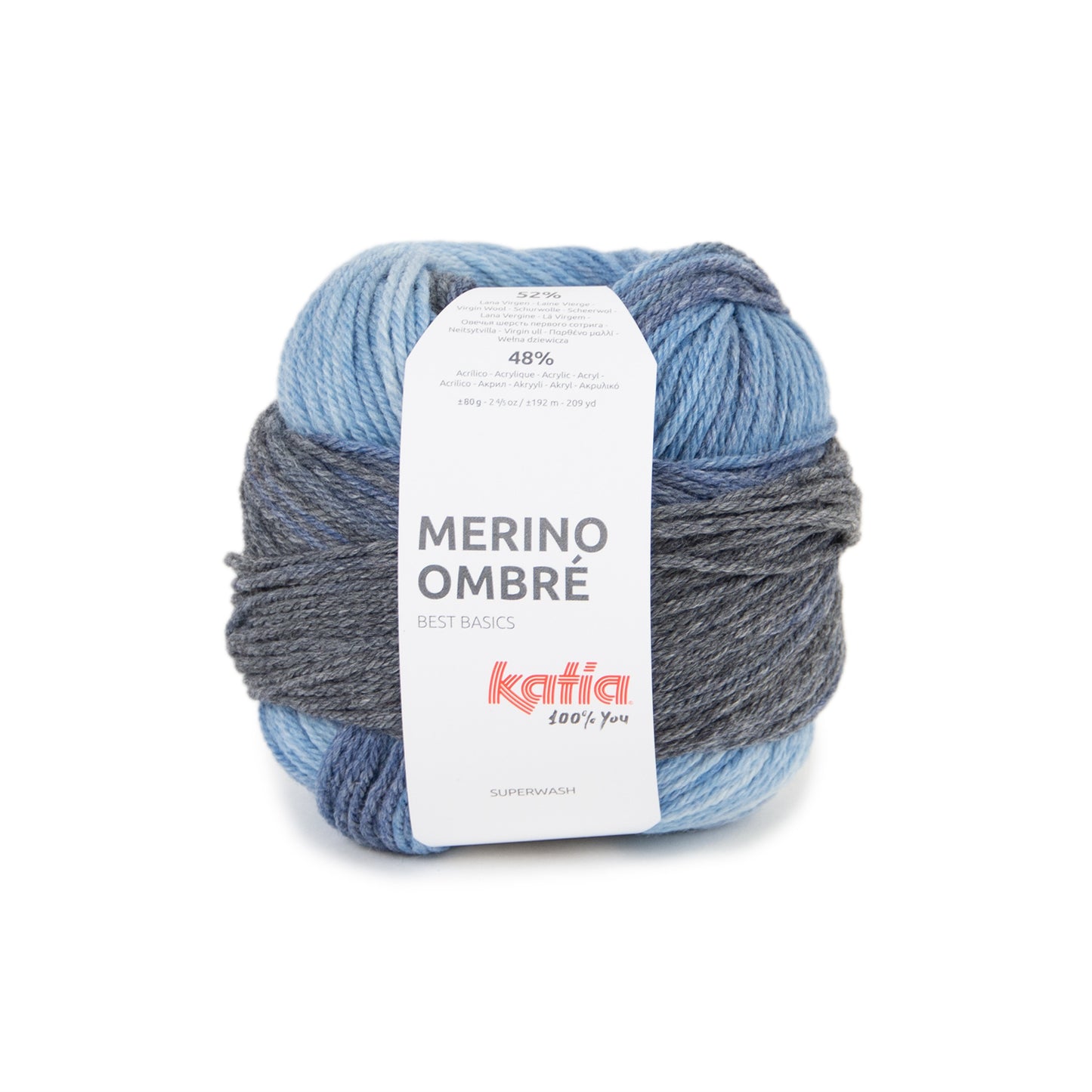 Katia Merino Ombre Blue (251)