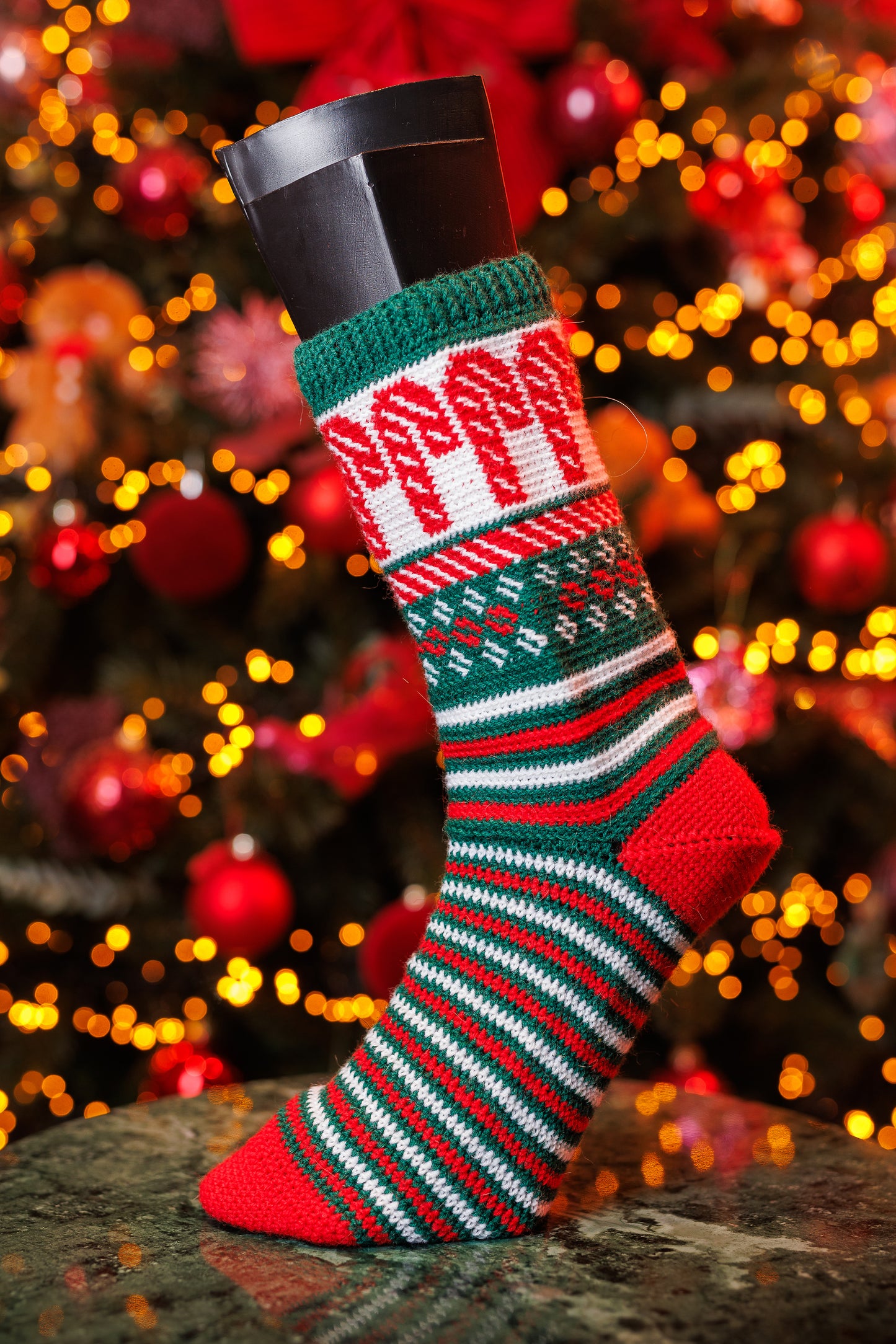 Candy Canes sokken pakket (HAKEN) by Mr. Cey (MAAT 41/46) (Kerstsokken)