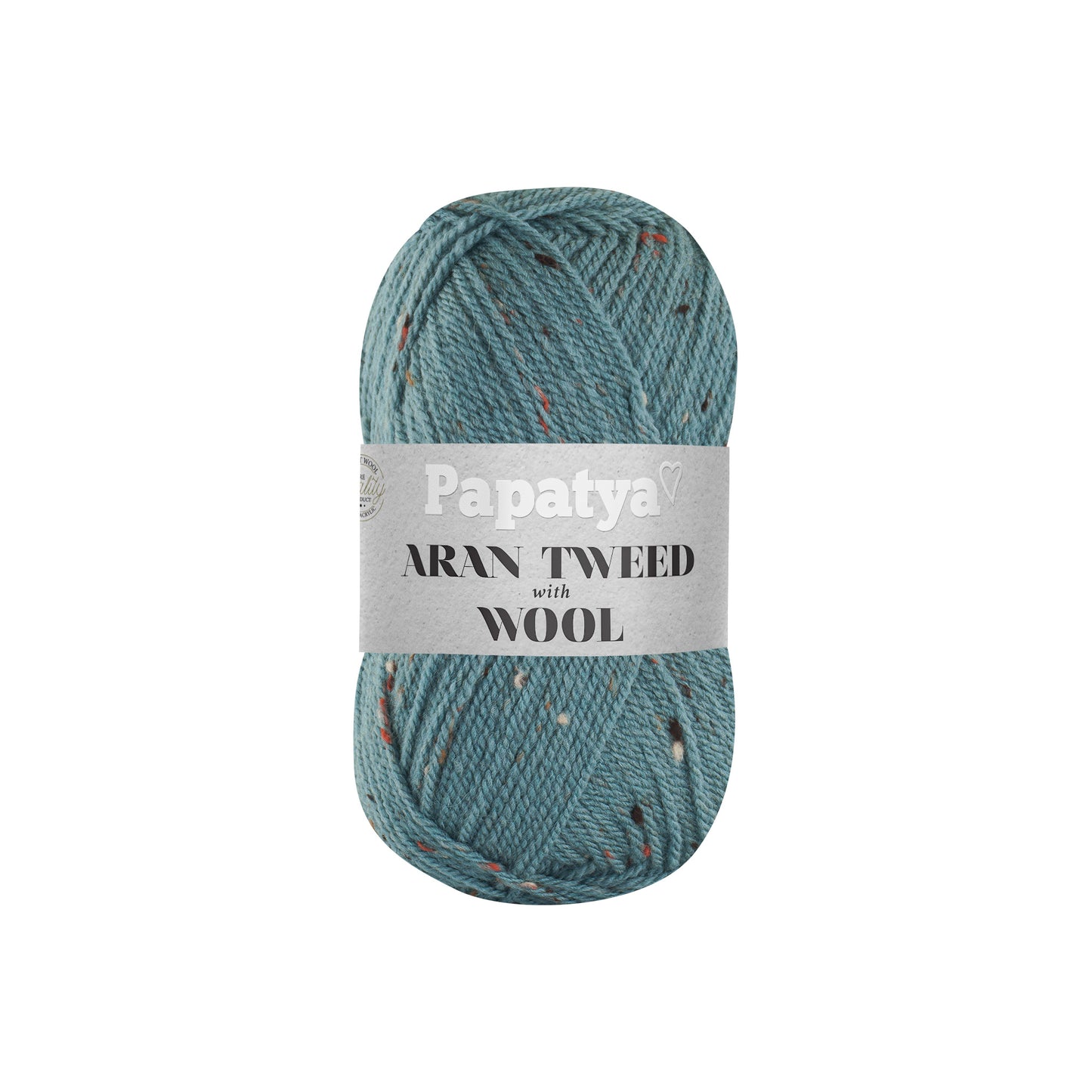 Papatya Aran Tweed with Wool Seafoam (6630)