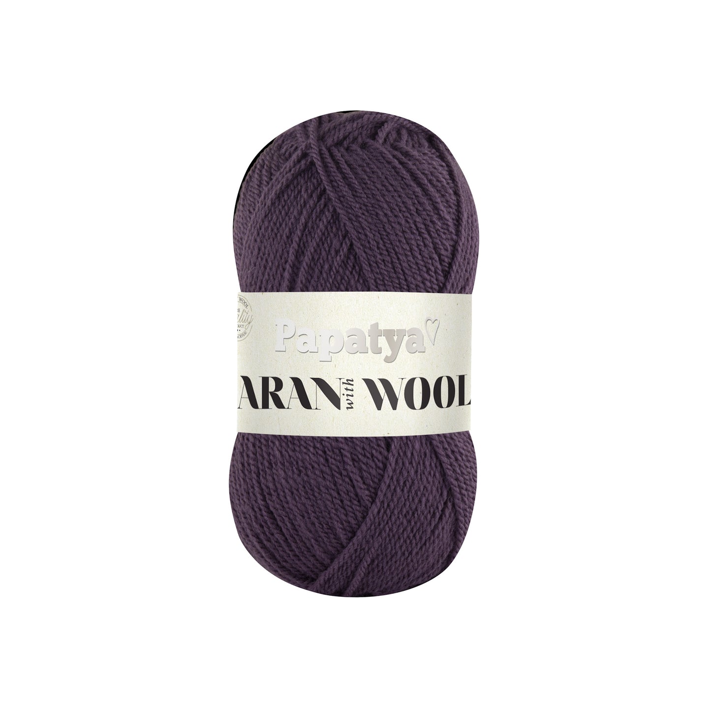 Papatya Aran with Wool Pastel Purple (4545)