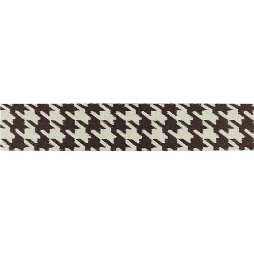 Restyle Tassenband Brown White 38 mm (881)