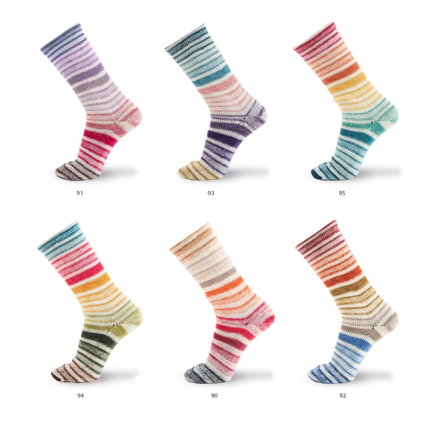 Katia Concept 4 Ply Symmetric Socks and More Infinity Atlantis (95)