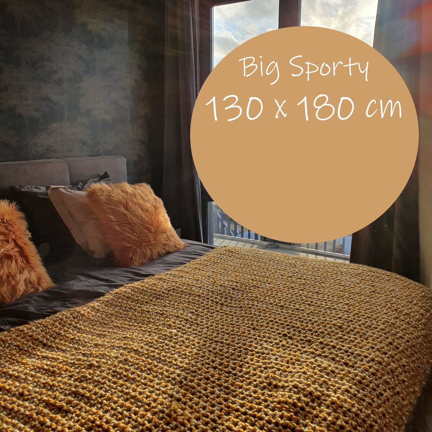 Big sporty Blanket (Haakpatroon)