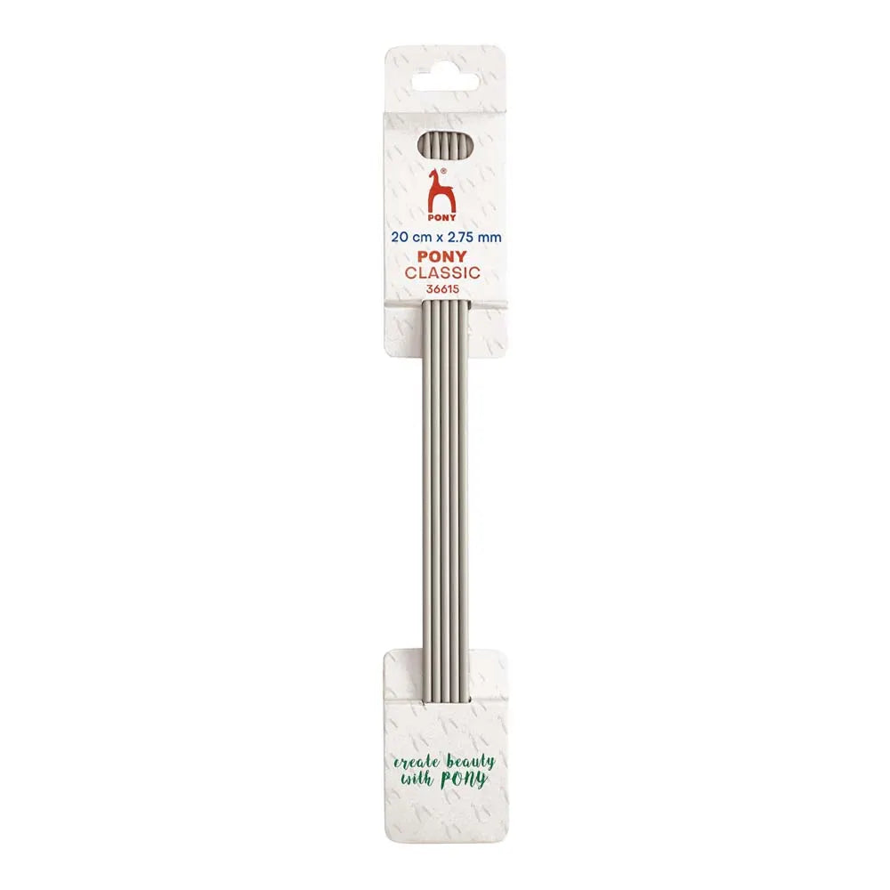 Pony Classic Sokkennaalden aluminium 20cm 2.75mm