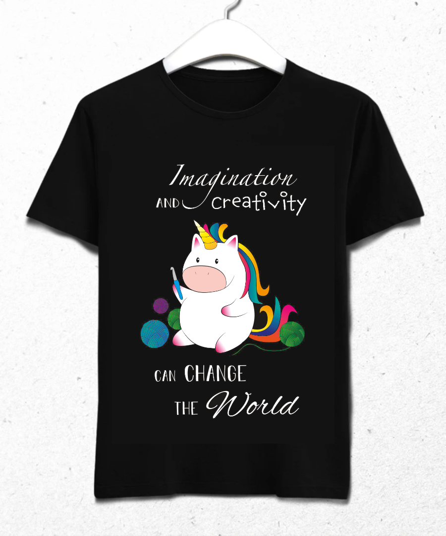 T-shirt Unicorn (Black) (hidden)