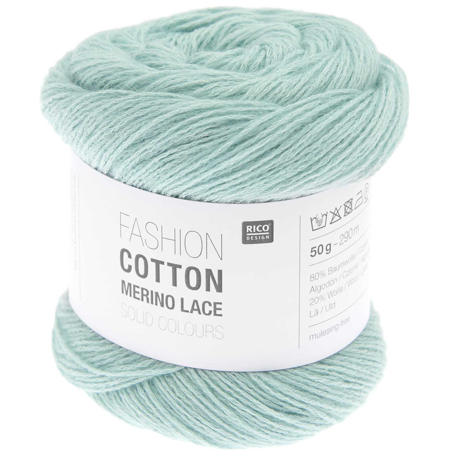 Fashion Cotton Merino Lace Solid Colours