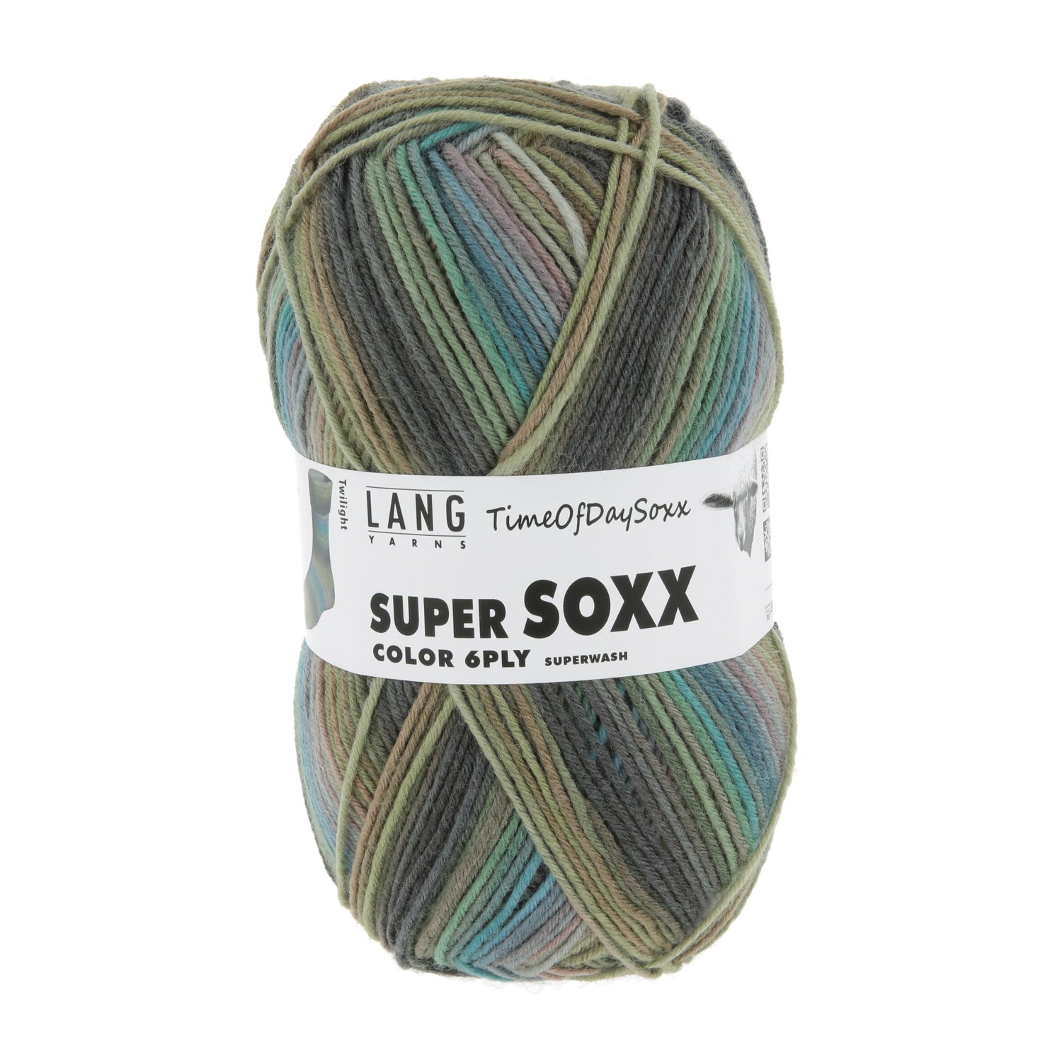 Super Soxx Color 6ply Time of the day soxx
