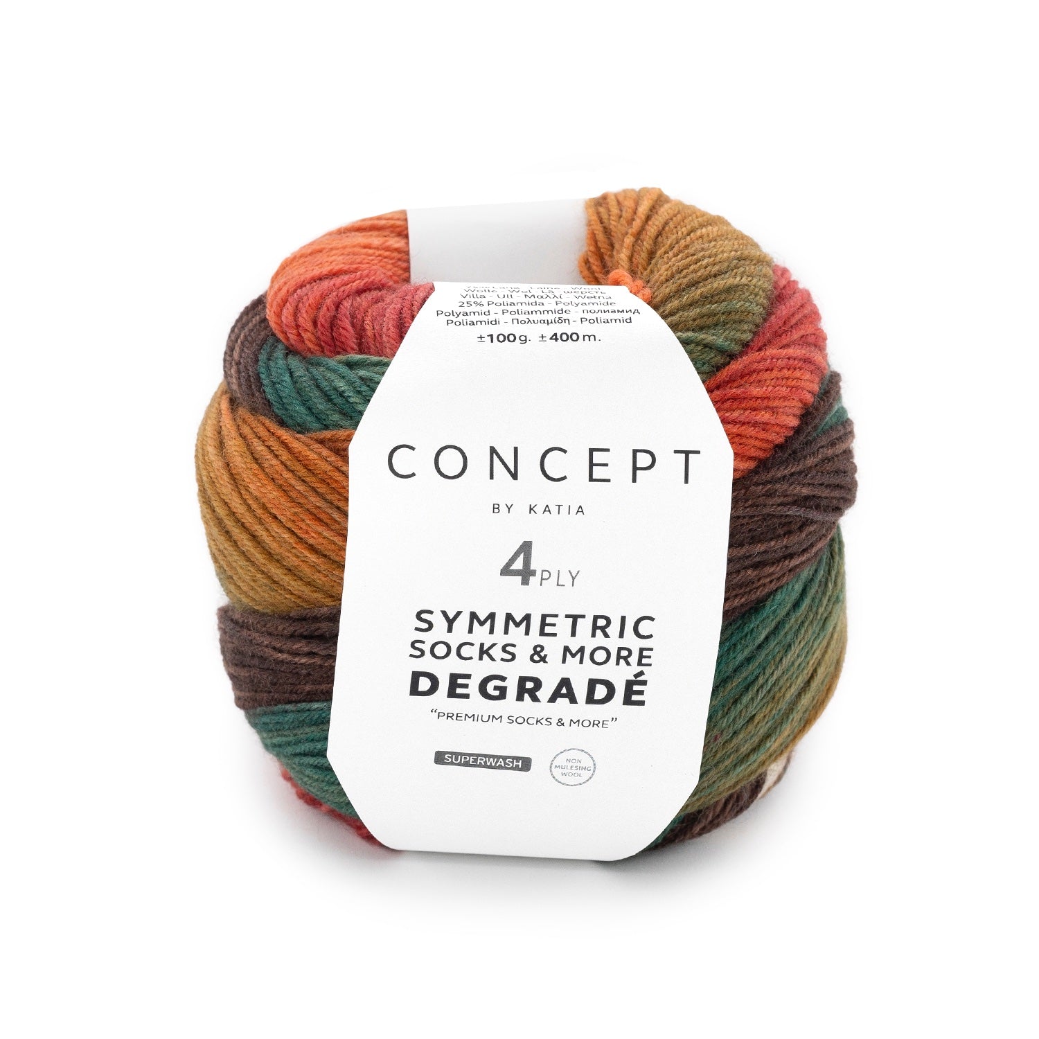 Concept 4 Ply Symmetric Socks and More Degrade