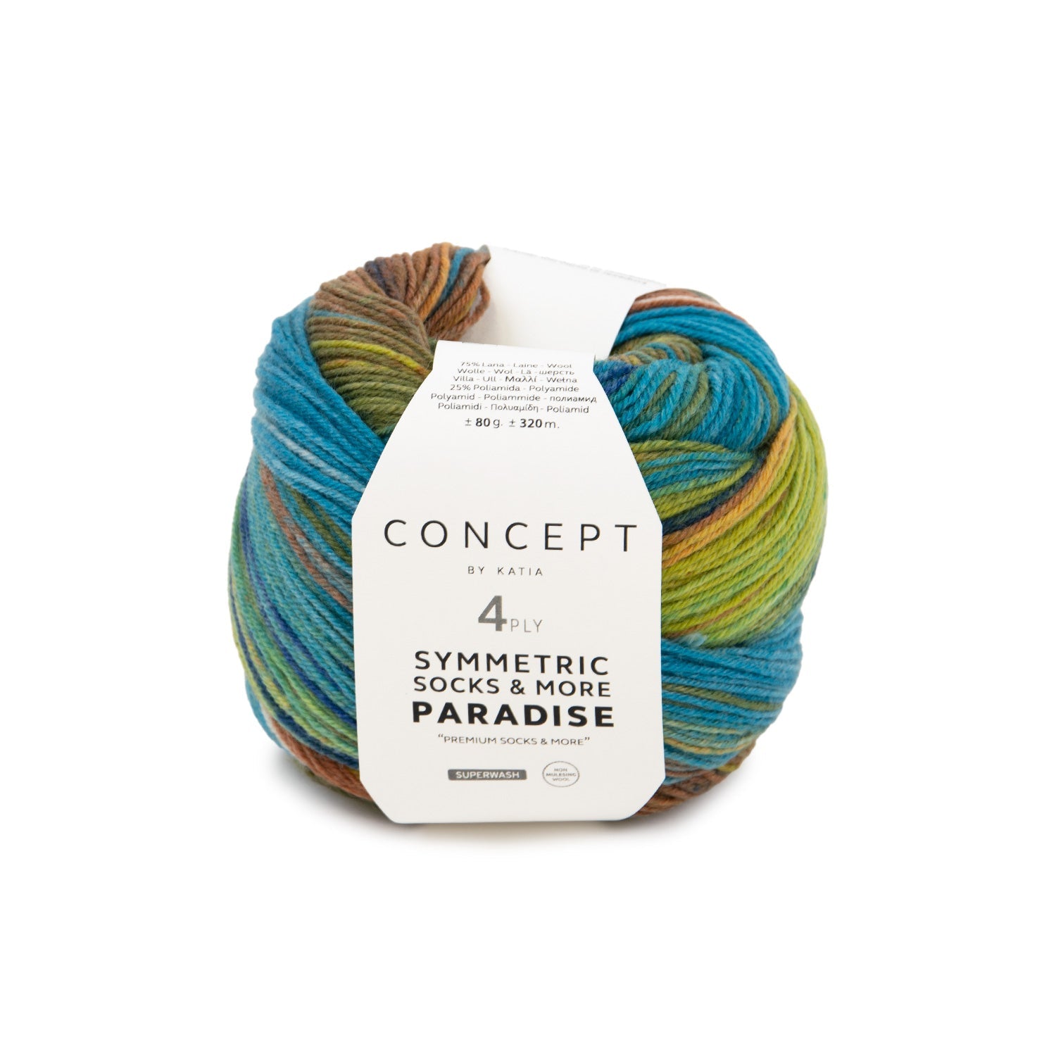 Concept 4 Ply Symmetric Socks and More Paradise