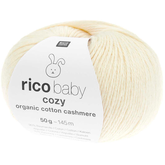Rico Design Baby Cozy Organic Cotton Cashmere Nature (001)