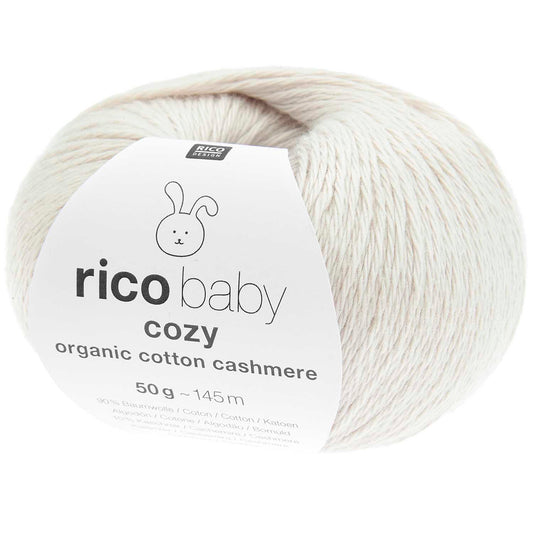Rico Design Baby Cozy Organic Cotton Cashmere Bone (002)