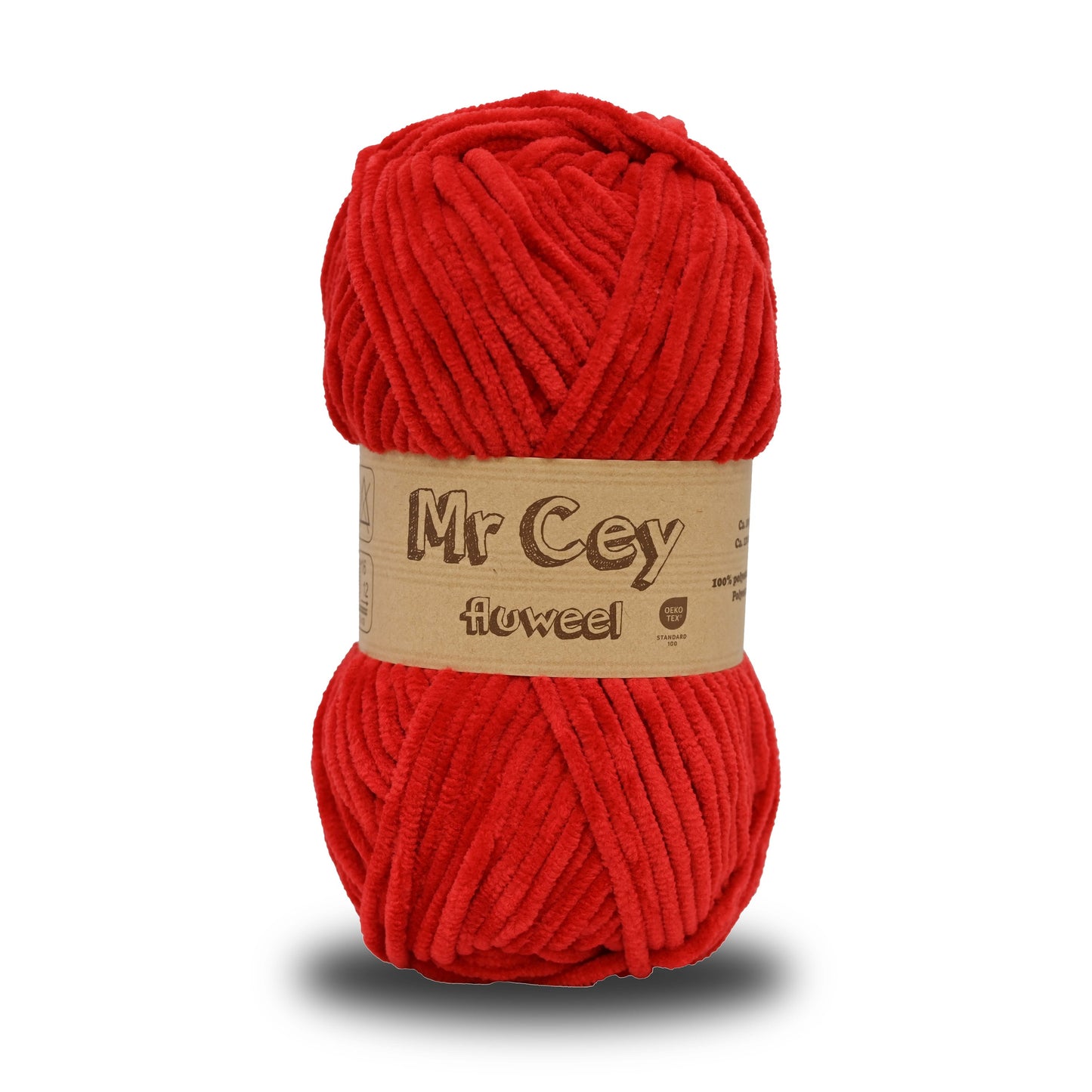 Mr. Cey Fluweel (Chenille) Ruby (002)