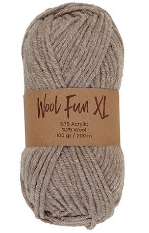 Lammy Yarns Wool Fun XL Taupe (004)
