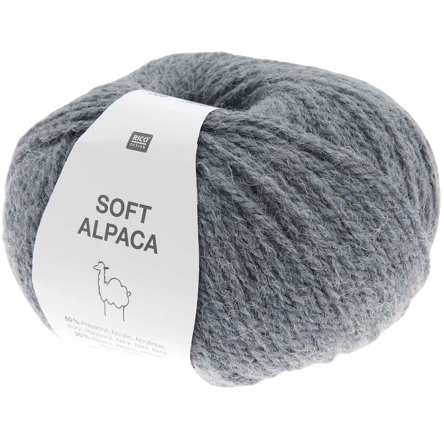 Rico Design Soft Alpaca Grey (008)