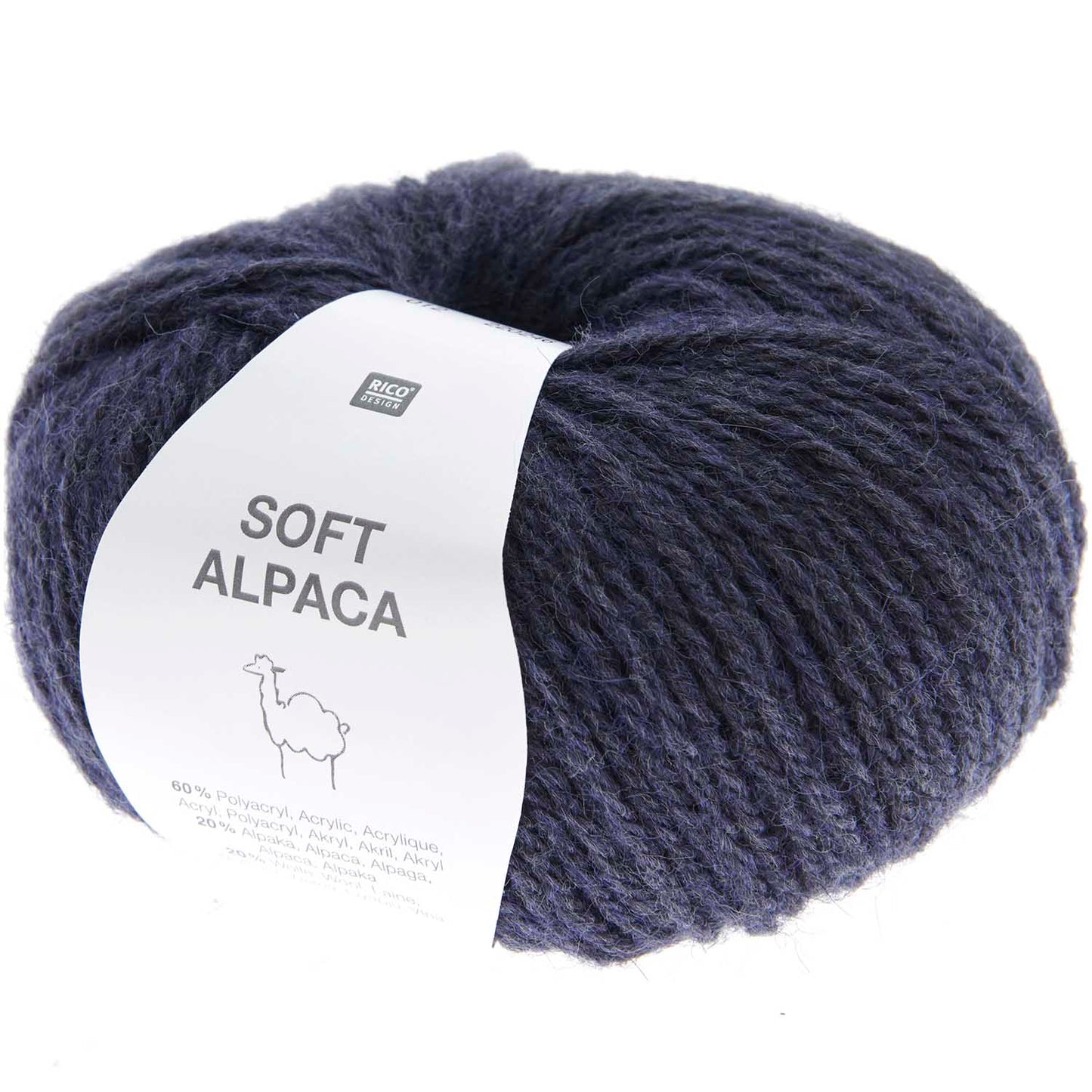 Rico Design Soft Alpaca Scarlet Navy (012)