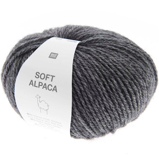 Rico Design Soft Alpaca Charcoal (013)