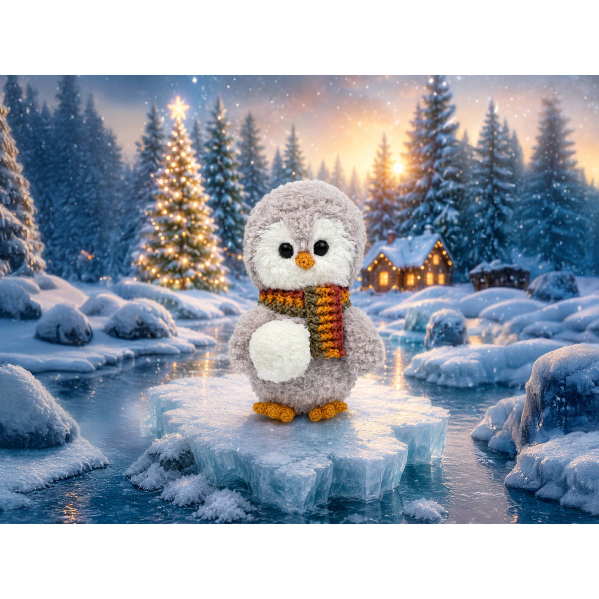 Winterpret Garenpakket Baby Pinguïn Snowy