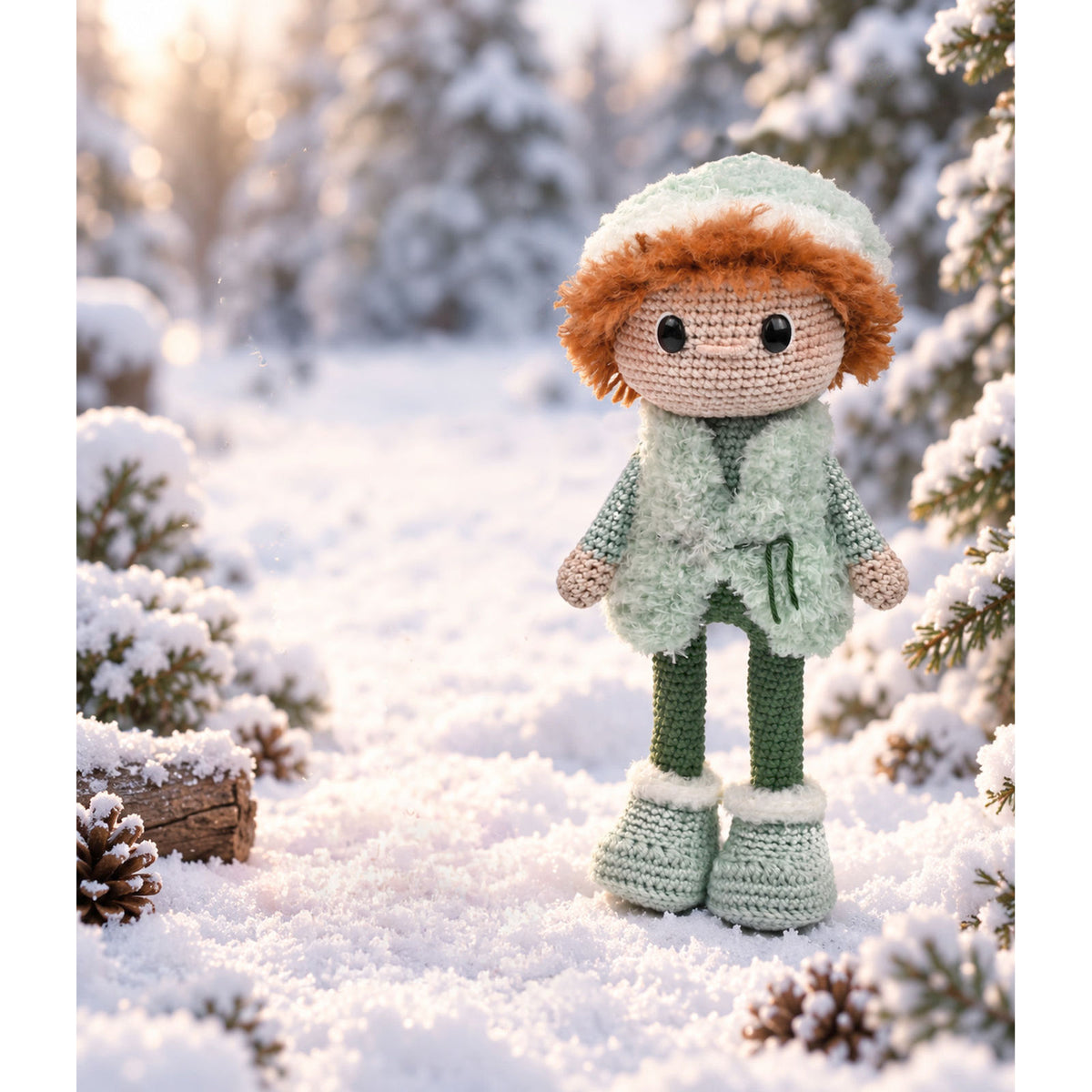 Winterpret Garenpakket winterjongen Wesley