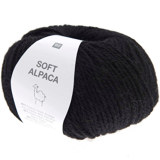 Rico Design Soft Alpaca Black (014)