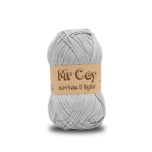 Mr. Cey Cotton 8 Light 014 Misty