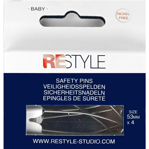 ReStyle Veiligheidsspelden 53 mm (4 stuks)