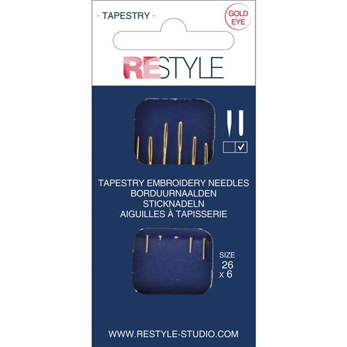 ReStyle Borduurnaalden met ronde punt 26 (6 stuks)