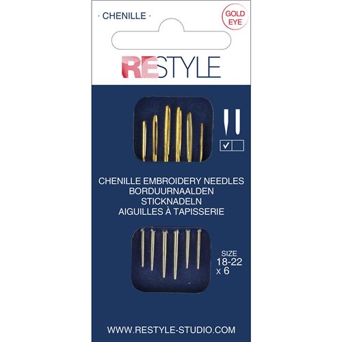 ReStyle Borduurnaalden met scherpe punt 18-22 (6 stuks)