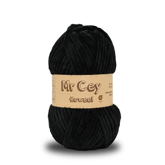 Mr. Cey Fluweel (Chenille) Onyx (015)