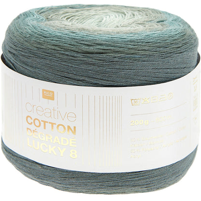 Rico Design Creative Cotton Dégradé Lucky 8 Ivy (024)