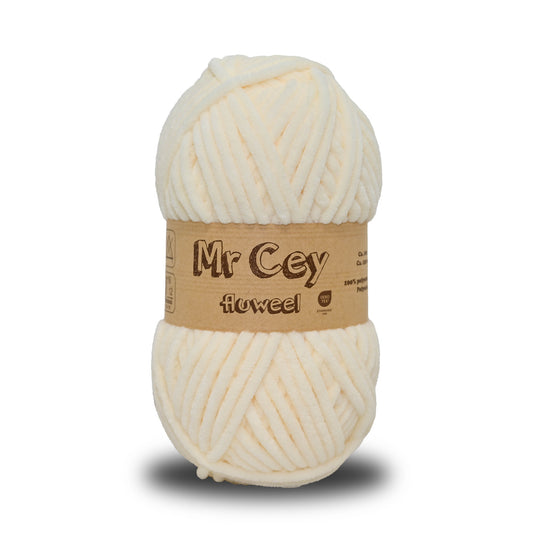 Mr. Cey Fluweel (Chenille) Cream (024)