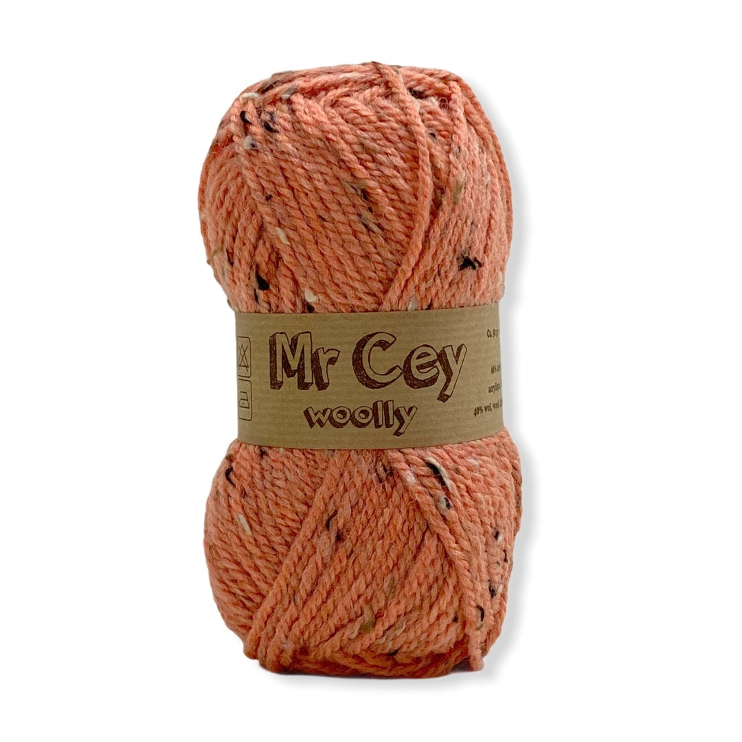 Mr. Cey Woolly Tweed 727 Tangerine