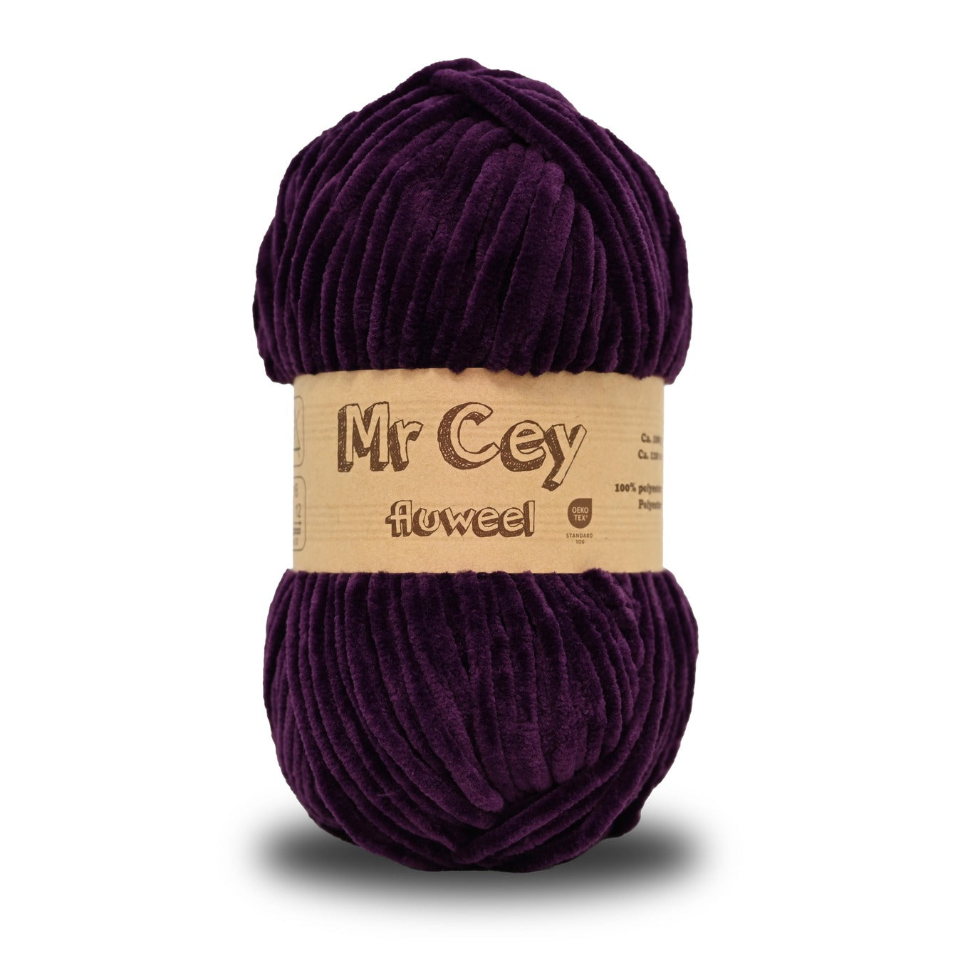 Mr. Cey Fluweel (Chenille) Plum (038)