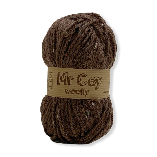 Mr. Cey Woolly Tweed 754 Walnut