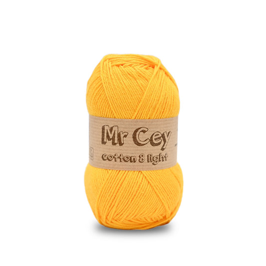 Mr. Cey Cotton 8 Light 056 Sunflower
