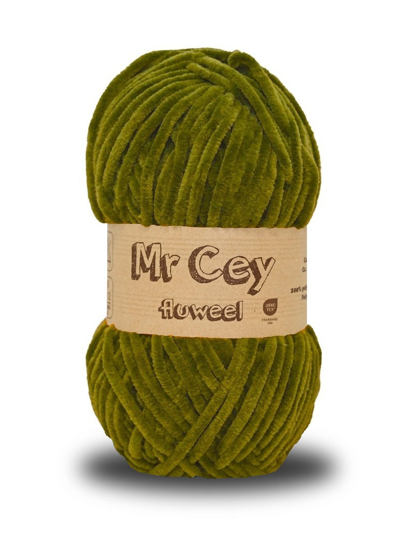Mr. Cey Fluweel (Chenille) Avocado (064)