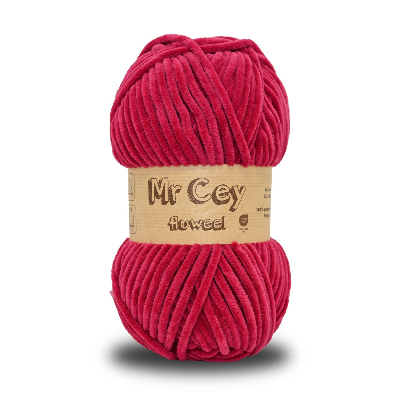 Mr. Cey Fluweel (Chenille) Raspberry (086)